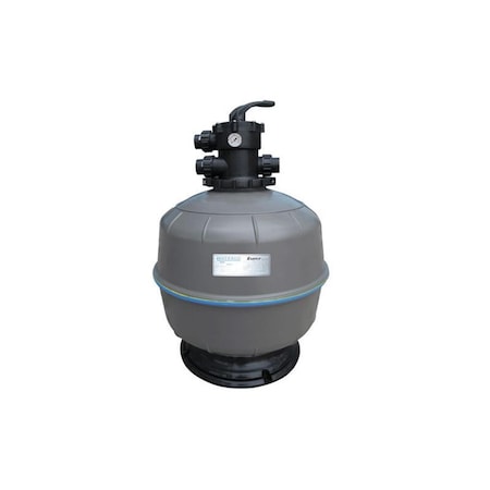 Handson 16 in. 50 PSI E400 Micron Filament Wound Sand Filter with 1.5 in. Bulkhead Connection HA2690253